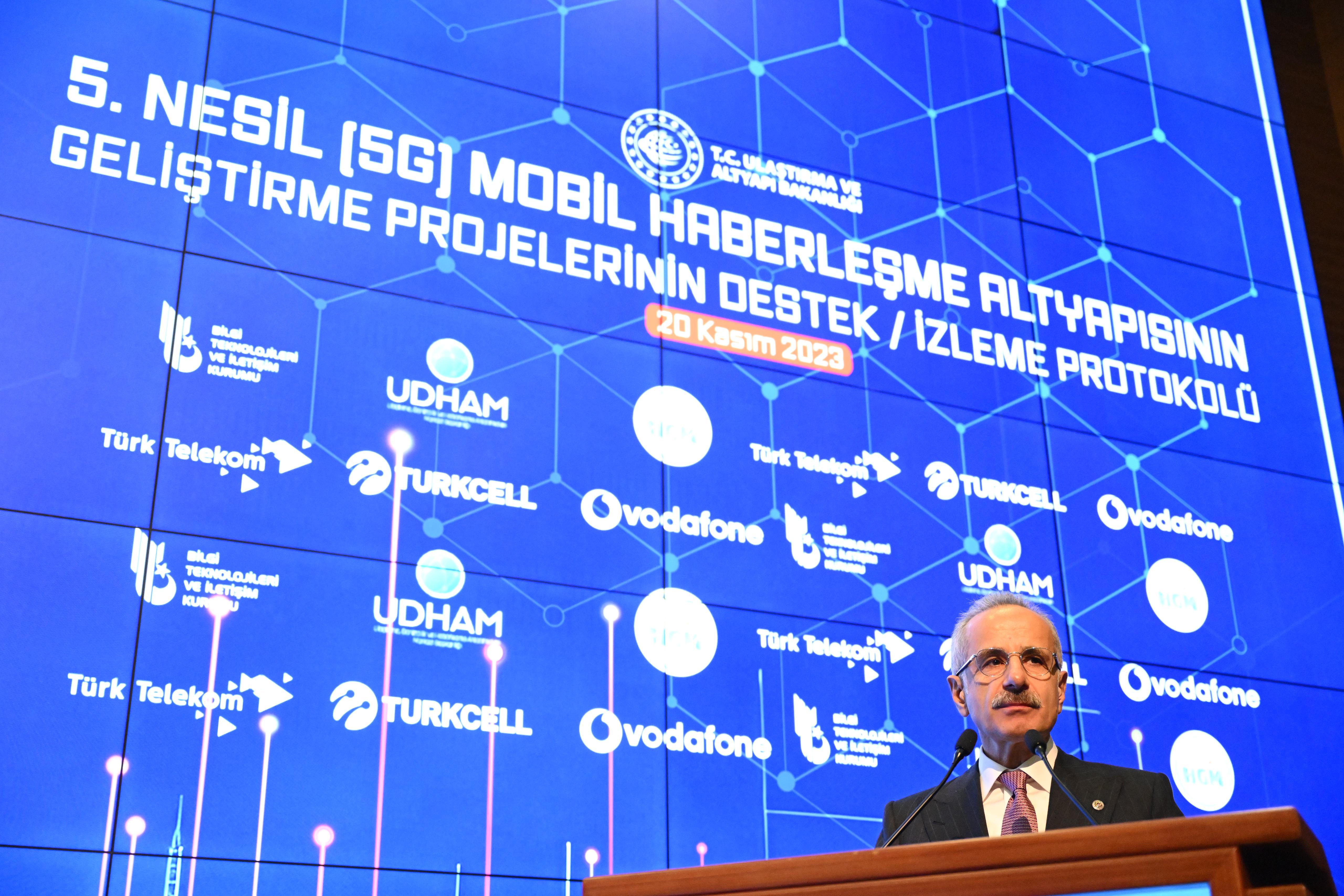 ULAŞTIRMA VE ALTYAPI BAKANI ABDULKADİR URALOĞLU, 5. NESİL (5G) MOBİL HABERLEŞME ALTYAPISININ GELİŞTİRME PROJELERİ’NİN LANSMAN TÖRENİ’NE KATILDI