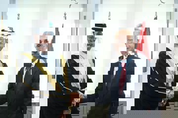 ULAŞTIRMA VE ALTYAPI BAKANI ABDULKADİR URALOĞLU VE SUUDİ ARABİSTAN ULAŞTIRMA VE LOJİSTİK HİZMETLER BAKANI ALJASSER GÖRÜŞMESİ