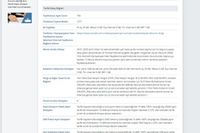 TARİFE KARŞILAŞTIRMA SİSTEMİ E-DEVLET'TE