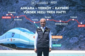 ANKARA-KAYSERİ ARASI 1 SAAT 45 DAKİKAYA DÜŞECEK