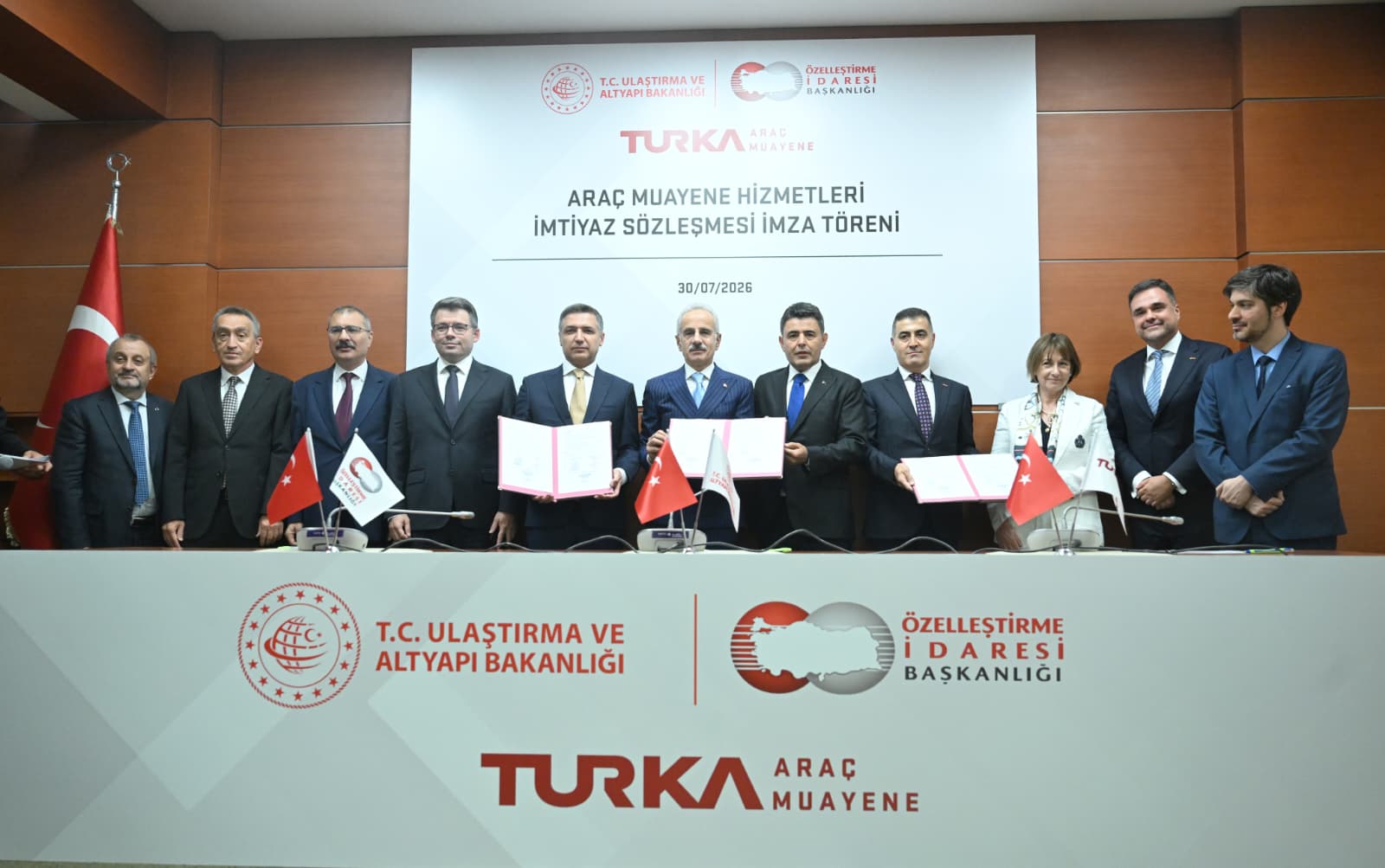 ARAÇ MUAYENE HİZMETLERİNDE YENİ DÖNEMİN İMZALARI ATILDI