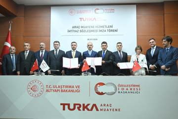 ARAÇ MUAYENE HİZMETLERİNDE YENİ DÖNEMİN İMZALARI ATILDI