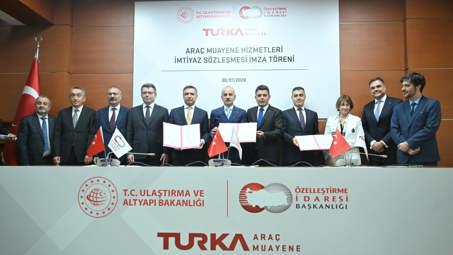 ARAÇ MUAYENE HİZMETLERİNDE YENİ DÖNEMİN İMZALARI ATILDI