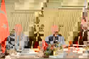 ULAŞTIRMA VE ALTYAPI BAKANLIĞI TEFTİŞ KURULU BAŞKAN VE YARDIMCILARIYLA TOPLANTI