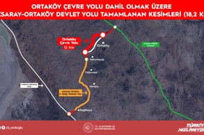 ORTAKÖY ÇEVRE YOLU HİZMETE AÇILDI