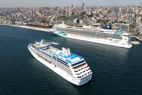 10 AYDA 1,7 MİLYON KRUVAZİYER YOLCU