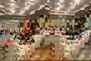 ULAŞTIRMA VE ALTYAPI BAKANLIĞI TEFTİŞ KURULU BAŞKAN VE YARDIMCILARIYLA TOPLANTI