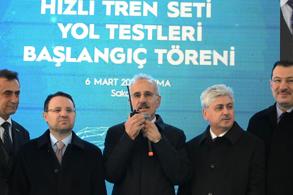 YERLİ VE MİLLİ TRENİMİZDEN HIZ REKORU