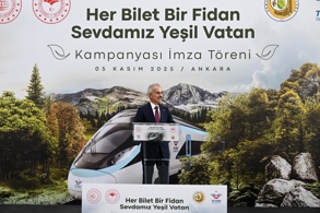 HER YHT BİLETİ BİR FİDAN OLACAK