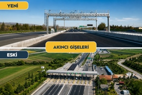 AKINCI GİŞELERİ TARİH OLUYOR