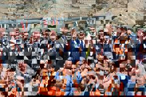 BAKAN URALOĞLU YUSUFELİ MERKEZ VİYADÜĞÜ AÇILIŞ TÖRENİNE KATILDI