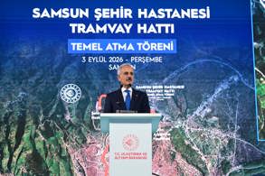 SAMSUN’DA 13,3 KİLOMETRELİK YENİ TRAMVAY HATTININ TEMELİ ATILDI