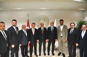 ULAŞTIRMA VE ALTYAPI BAKANI ABDULKADİR URALOĞLU DEİK’İ KABUL ETTİ