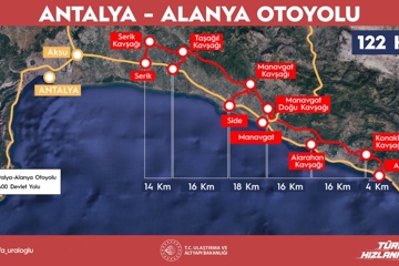 ANTALYA-ALANYA OTOYOLU’NUN TEMELİ CUMA GÜNÜ ATILACAK