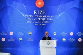 CUMHURBAŞKANI ERDOĞAN, RİZE’DE ISIRLIK YOLU’NU HİZMETE AÇTI