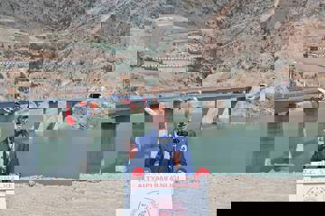 BAKAN URALOĞLU YUSUFELİ MERKEZ VİYADÜĞÜ AÇILIŞ TÖRENİNE KATILDI