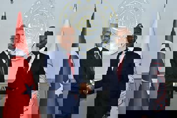 ULAŞTIRMA VE ALTYAPI BAKANI ABDULKADİR URALOĞLU, EKVATOR GİNESİ ULAŞTIRMA, POSTA VE YENİ BİLGİ VE İLETİŞİM TEKNOLOJİLERİ BAKANI HONORATO EVİTA OMA’YI AĞIRLADI