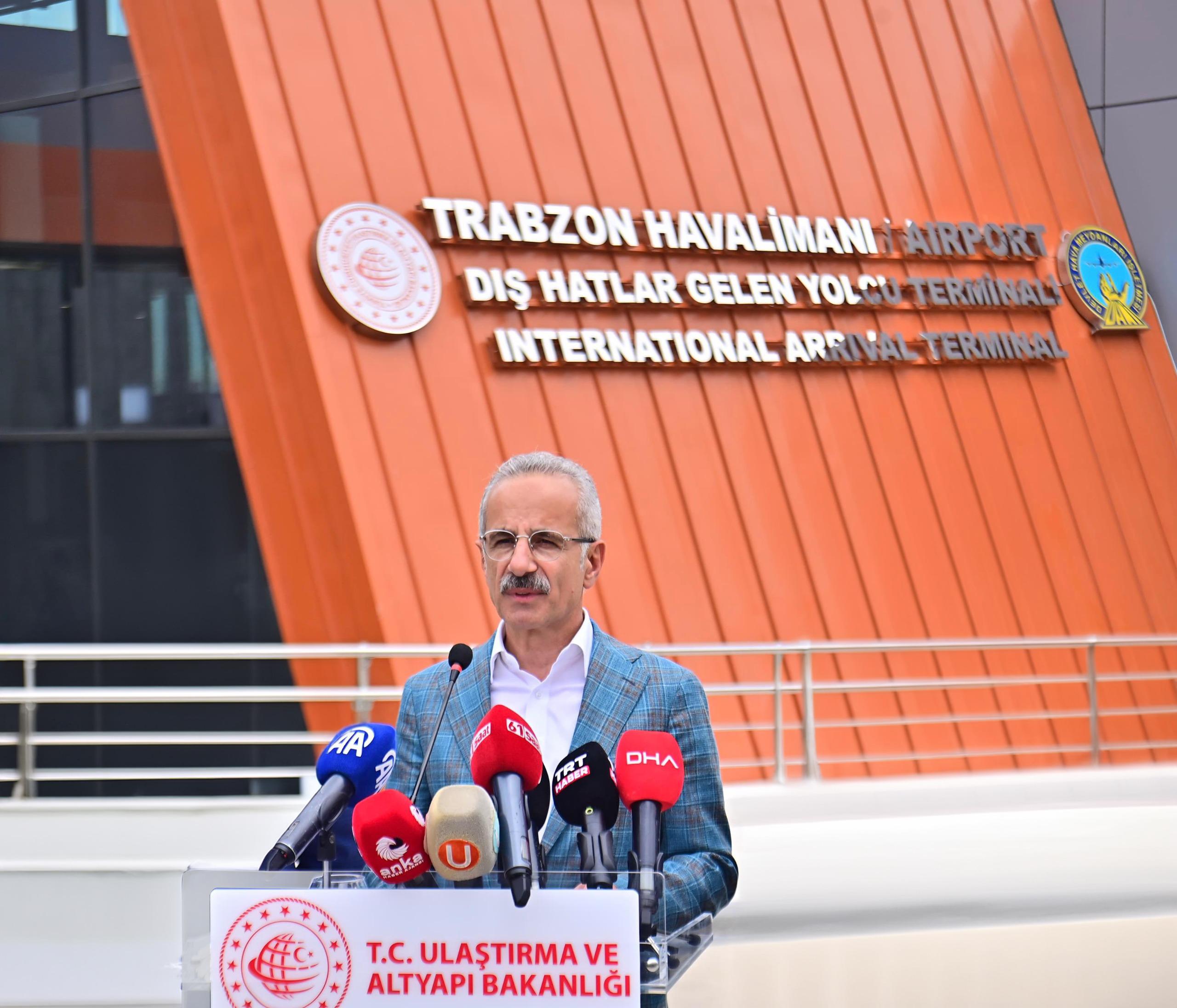TRABZON HAVALİMANI YENİ HİZMET BİNALARI 27 AĞUSTOS’TA AÇILIYOR