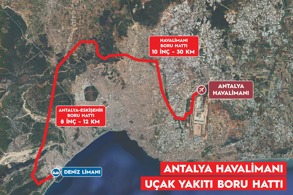 40 KM’LİK BORU HATTI İLE YILLIK 60 BİN TANKER TRAFİKTEN ÇEKİLECEK