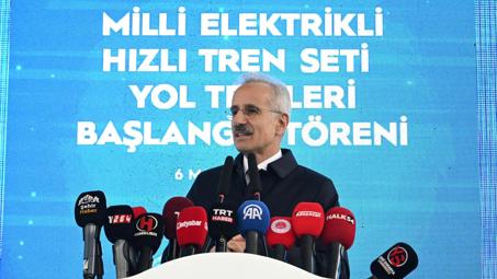 MİLLİ HIZLI TREN’DE SERİ ÜRETİM BAŞLADI