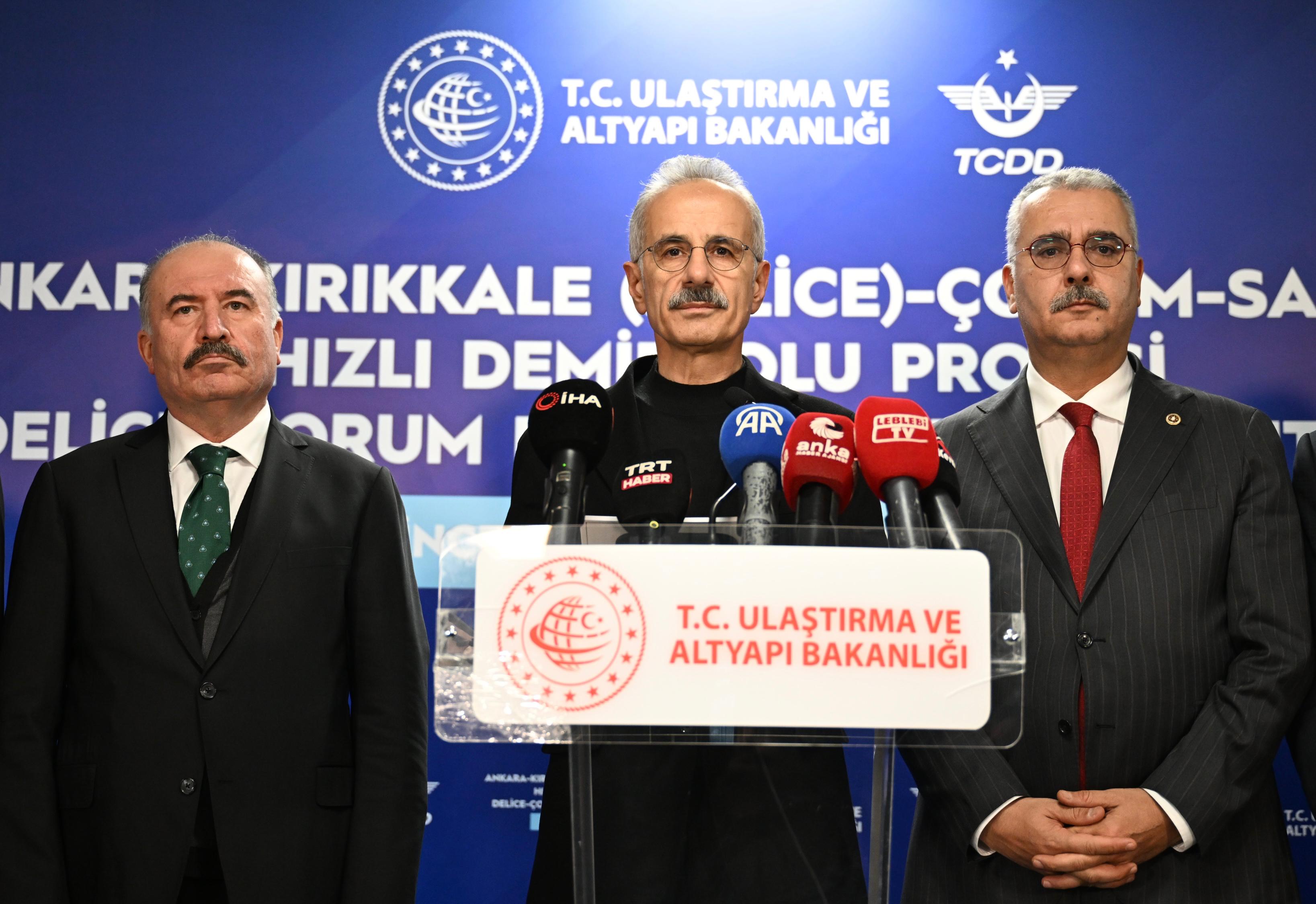 ANKARA-ÇORUM ARASI HIZLI TRENLE 1 SAAT 20 DAKİKA OLACAK