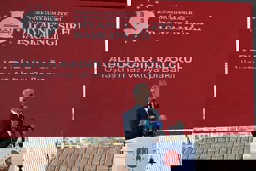 BAKAN URALOĞLU, TRABZON’DA ABDÜLHAMİD HAN KÜLLİYESİ’NİN AÇILIŞ TÖRENİNDE KONUŞTU