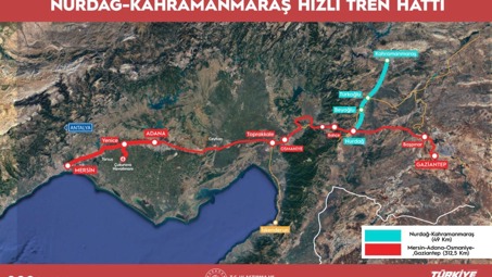 KAHRAMANMARAŞ'A YÜKSEK HIZLI TREN MÜJDESİ