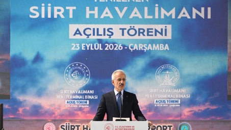 SİİRT HAVALİMANI’NIN TERMİNALİ 3 KAT BÜYÜDÜ