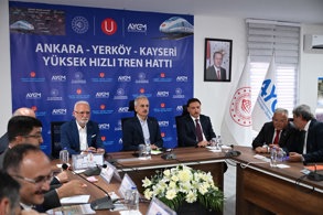 KAYSERİ-ANKARA ARASI 1 SAAT 45 DAKİKAYA, KAYSERİ-İSTANBUL ARASI 5 SAATE DÜŞECEK 