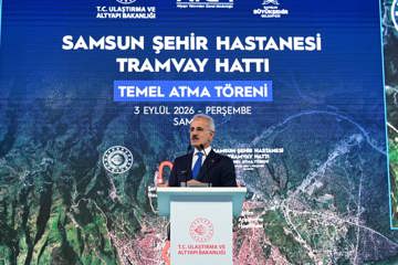 SAMSUN’DA 13,3 KİLOMETRELİK YENİ TRAMVAY HATTININ TEMELİ ATILDI