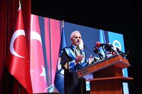 KTÜ'DEN BAKAN URALOĞLU'NA FAHRİ DOKTORA ÜNVANI
