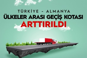 ULAŞTIRMA VE ALTYAPI BAKANI ABDULKADİR URALOĞLU, RESMİ SOSYAL MEDYA HESABINDAN ALMANYA İLE İMZALANAN PROTOKOL SONRASI GEÇİŞ BELGESİ KOTALARININ ARTTIRILDIĞINI DUYURDU