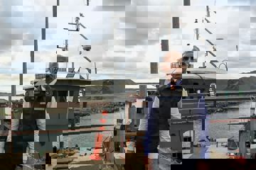 ULAŞTIRMA VE ALTYAPI BAKANI ABDULKADİR URALOĞLU, RİZE’DE YAPIMI DEVAM EDEN İYİDERE LOJİSTİK LİMANI’NDA İNCELEMELERDE BULUNDU