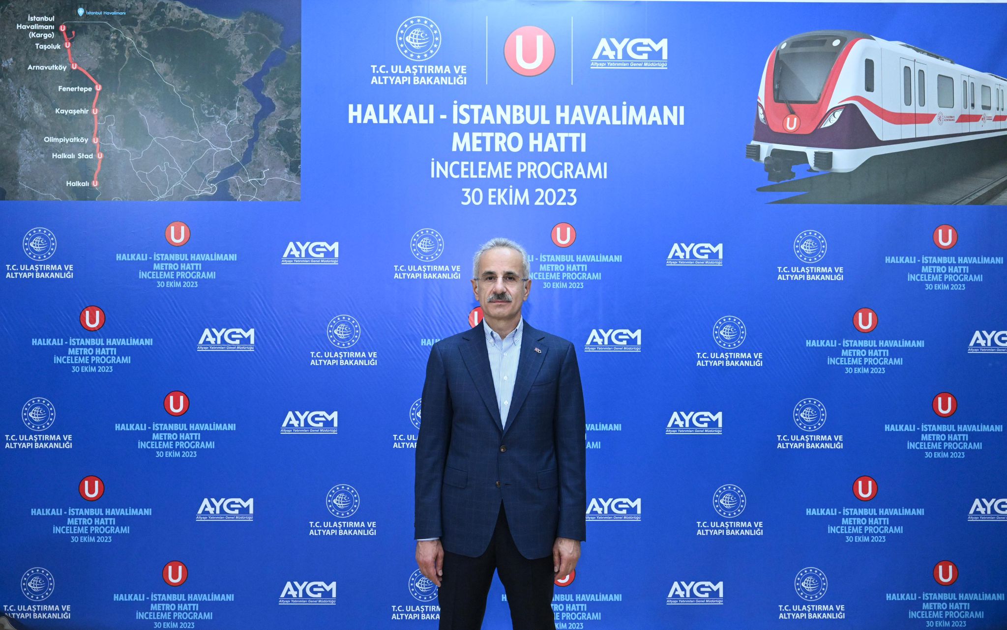 ULAŞTIRMA VE ALTYAPI BAKANI ABDULKADİR URALOĞLU KAYAŞEHİR-İSTANBUL HAVALİMANI METRO HATTINDA İNCELEMELERDE BULUNDU