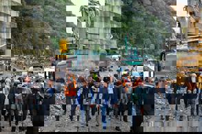 ÇAMLIHEMŞİN-AYDER YOLU ULAŞIMA AÇILDI