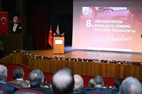 BAKAN URALOĞLU, TRABZON ÜNİVERSİTESİ KURULUŞ ETKİNLİKLERİNDE KONUŞTU