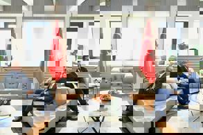 ULAŞTIRMA VE ALTYAPI BAKANI ABDULKADİR URALOĞLU İLE KKTC BAYINDIRLIK VE ULAŞTIRMA BAKANI ERHAN ARIKLI GÖRÜŞMESİ…