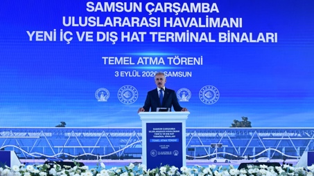 SAMSUN ÇARŞAMBA HAVALİMANI'NIN YOLCU KAPASİTESİ 3 MİLYONA ÇIKIYOR 