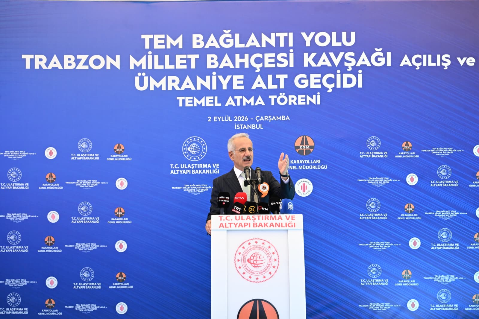 ULAŞTIRMA VE ALTYAPI BAKANLIĞINDAN İSTANBUL’A 180 KİLOMETRELİK RAYLI SİSTEM