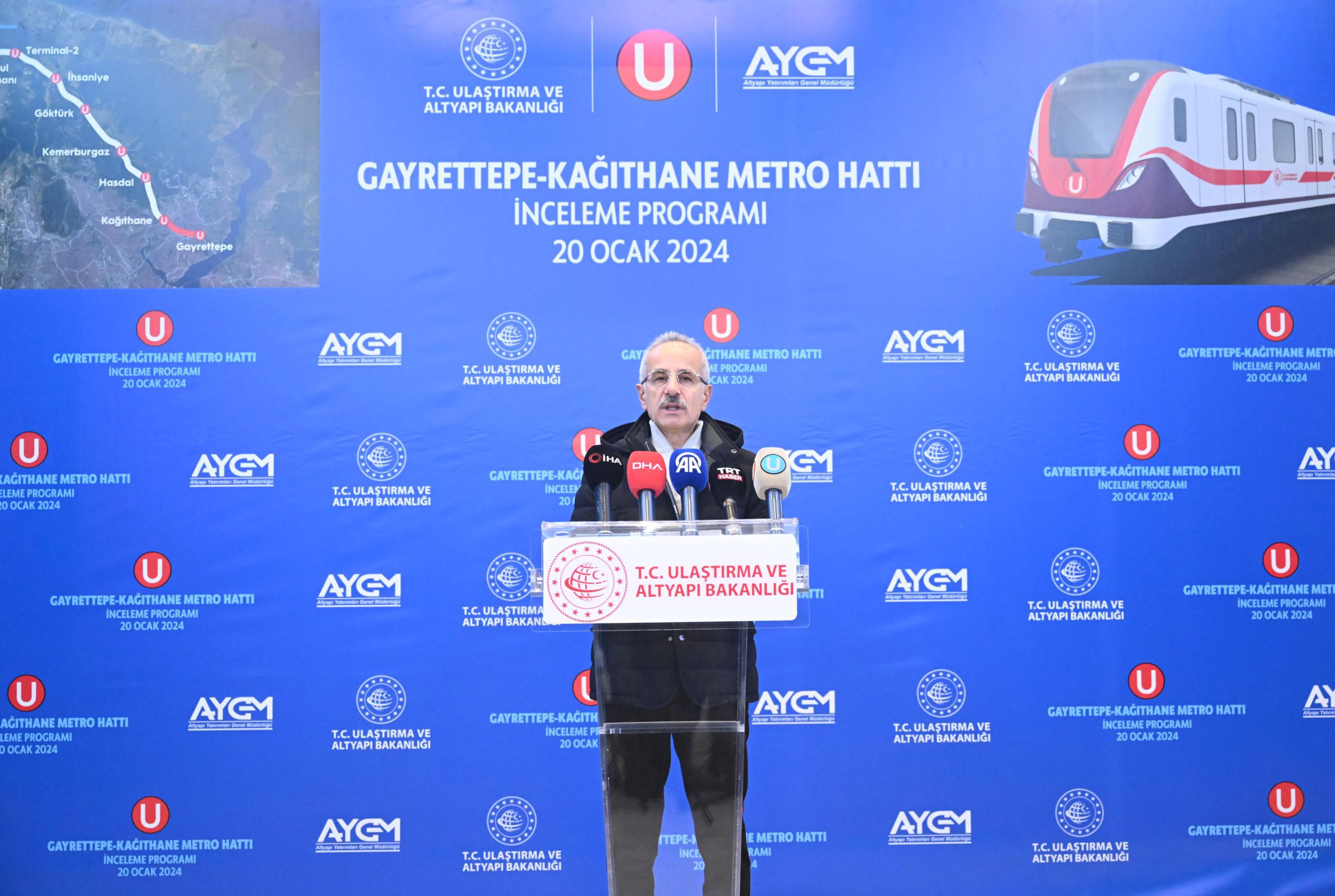 ‘GAYRETTEPE–KAĞITHANE’ METRO HATTI’NDA GERİ SAYIM