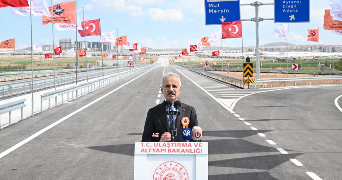 KARAMAN ÇEVRE YOLU 1. ETABI TRAFİĞE AÇILDI