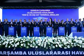 SAMSUN ÇARŞAMBA HAVALİMANI'NIN YOLCU KAPASİTESİ 3 MİLYONA ÇIKIYOR 