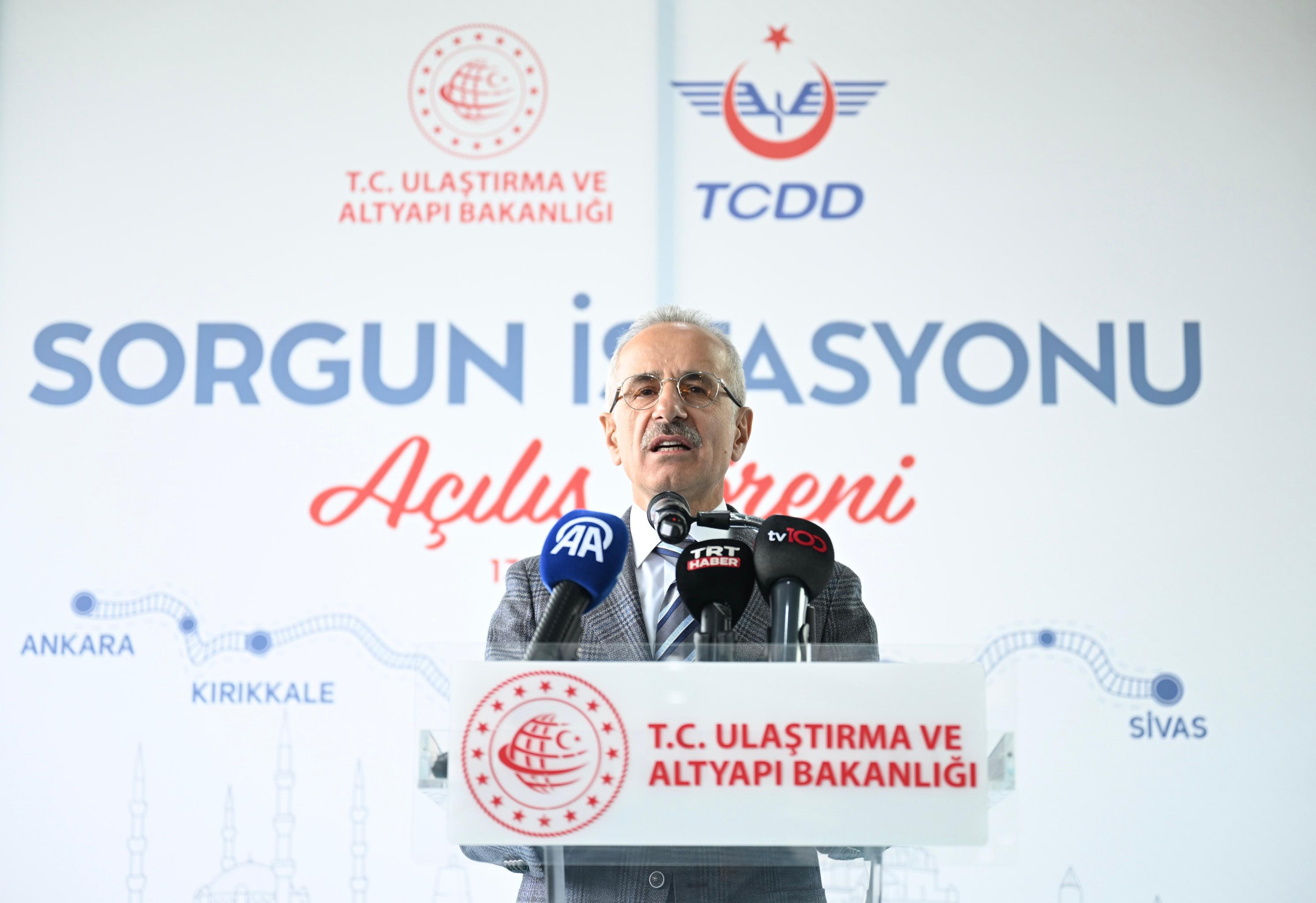 240 BİN YOLCU KAPASİTELİ SORGUN YHT GARI AÇILDI