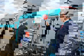 YERLİ VE MİLLİ LOKOMOTİF İLK SEFERİNİ TAMAMLADI