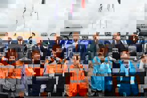 ULAŞTIRMA VE ALTYAPI BAKANI ABDULKADİR URALOĞLU, RİZE’DE YAPIMI DEVAM EDEN İYİDERE LOJİSTİK LİMANI’NDA İNCELEMELERDE BULUNDU