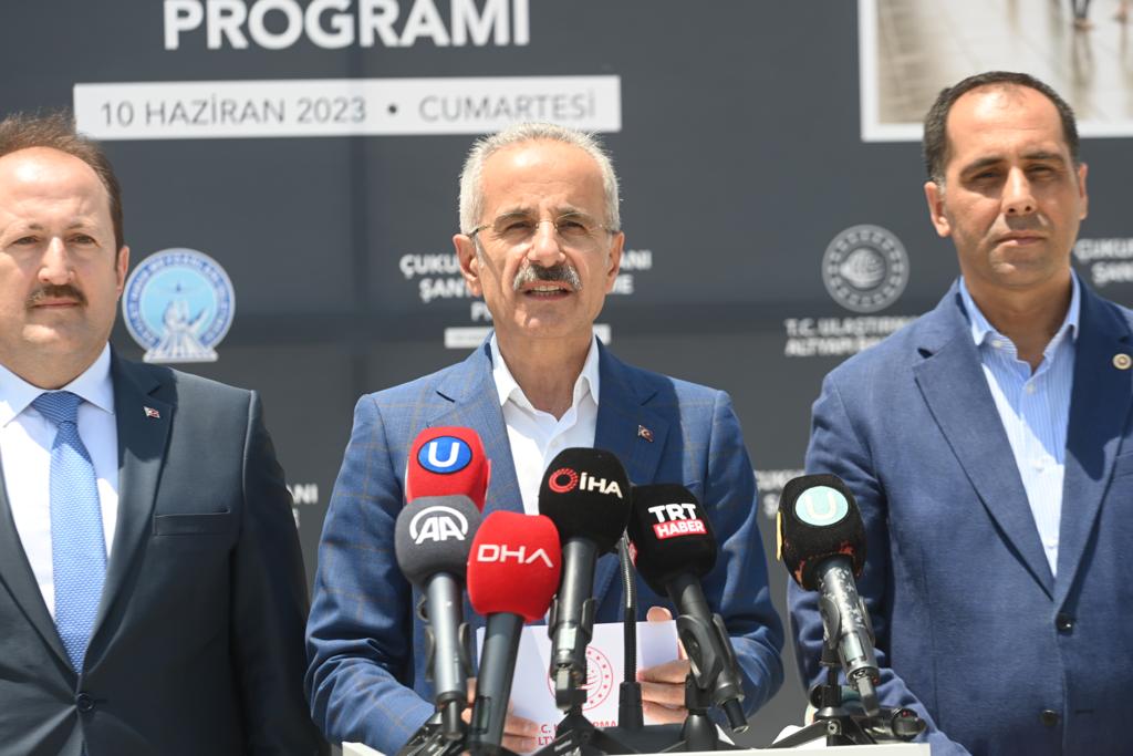 ULAŞTIRMA VE ALTYAPI BAKANI ABDULKADİR URALOĞLU: “ÇUKUROVA HAVALİMANI’NIN YAPIMINI YILSONUNDA TAMAMLAYARAK AÇILIŞINI YAPMAYI PLANLIYORUZ”