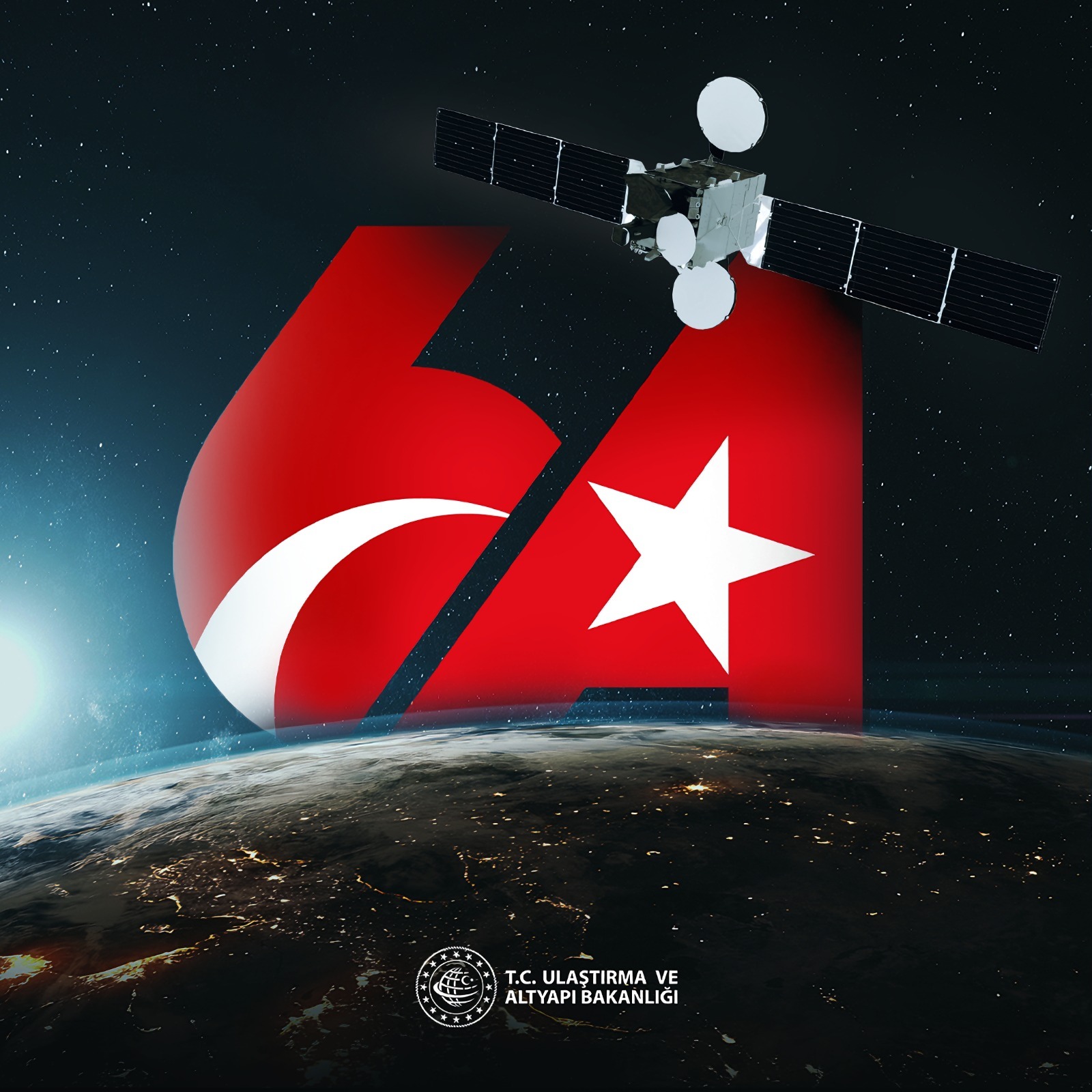 TÜRKSAT 6A BİR YILDIR GÖREVDE