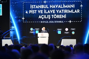 CUMHURBAŞKANI ERDOĞAN’IN TALİMATIYLA 4. PİSTTEN İLK UÇAK HAVALANDI