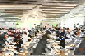 ULAŞTIRMA VE ALTYAPI BAKANI ABDULKADİR URALOĞLU VE SUUDİ ARABİSTAN ULAŞTIRMA VE LOJİSTİK HİZMETLER BAKANI ALJASSER GÖRÜŞMESİ