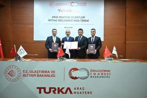ARAÇ MUAYENE HİZMETLERİNDE YENİ DÖNEMİN İMZALARI ATILDI